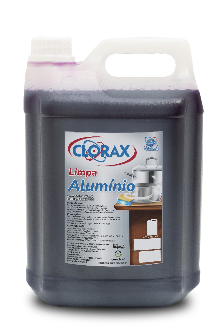 Garrafa de 5L do produto Limpa Alumínio